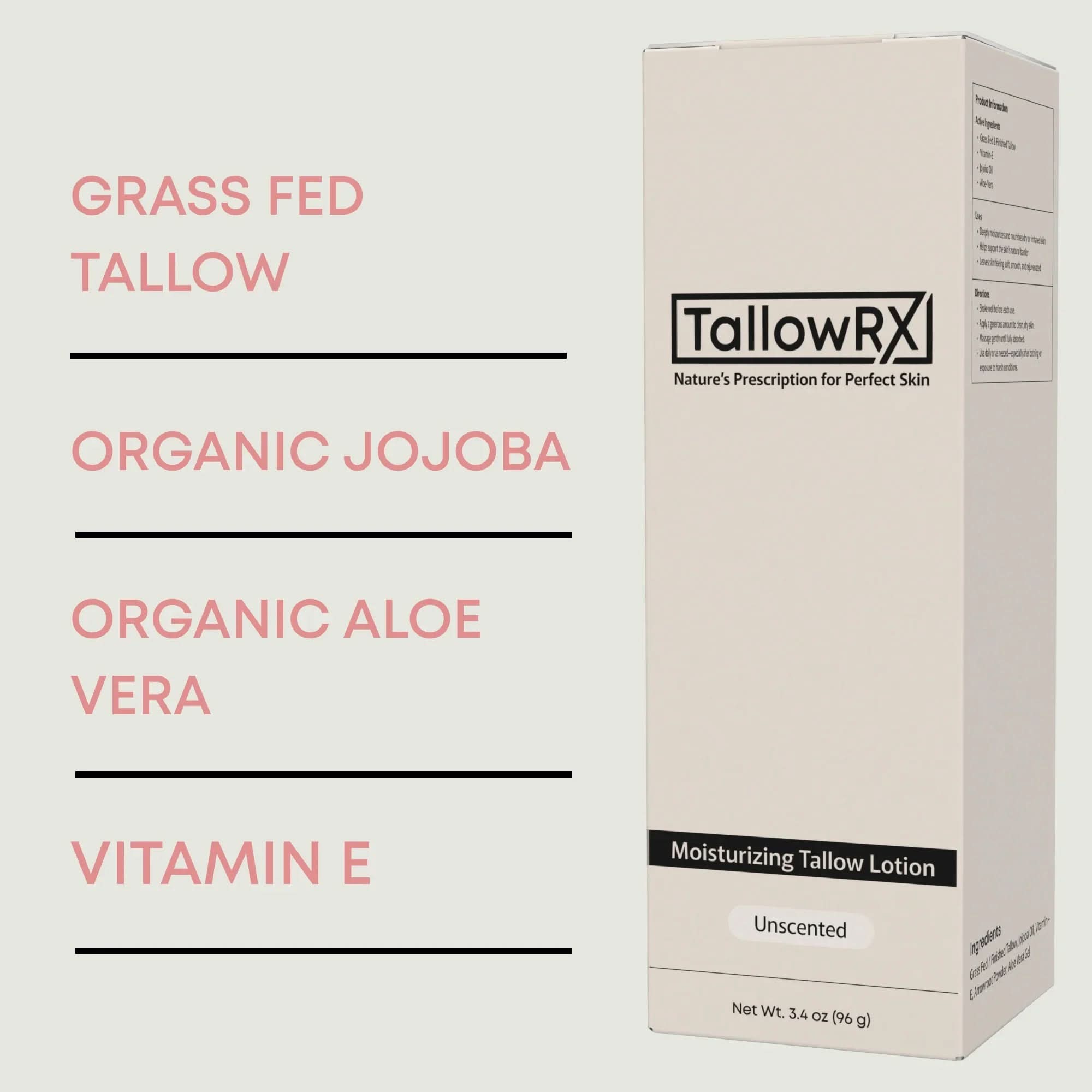 Clean + Kind Tallow Lotion - 3.4 oz