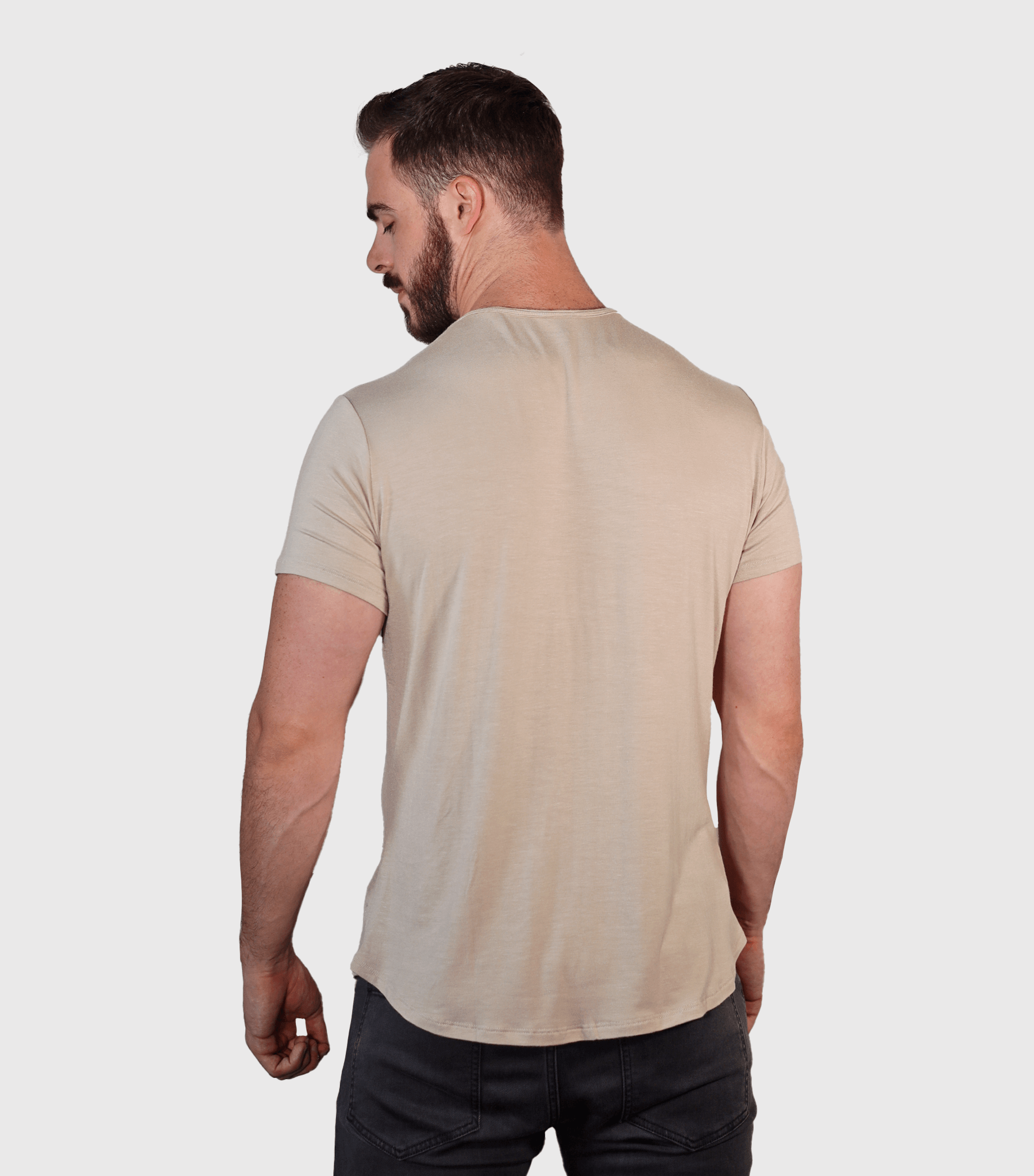 Bamtech Shirt Bamboo Swift Curve-Hem T-Shirt - Heather Grey