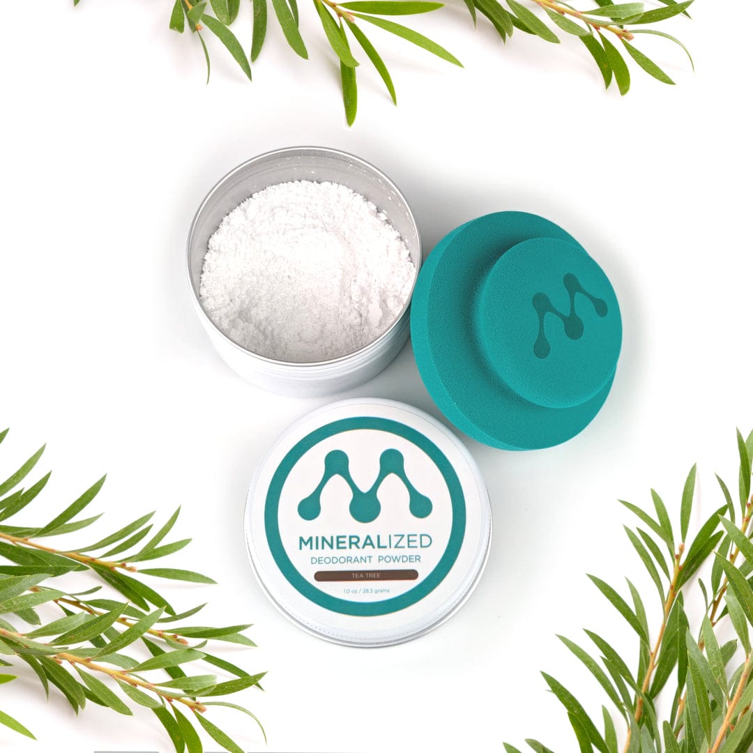 Mineralized Deodorant Tea Tree Sample Scent + Applicator