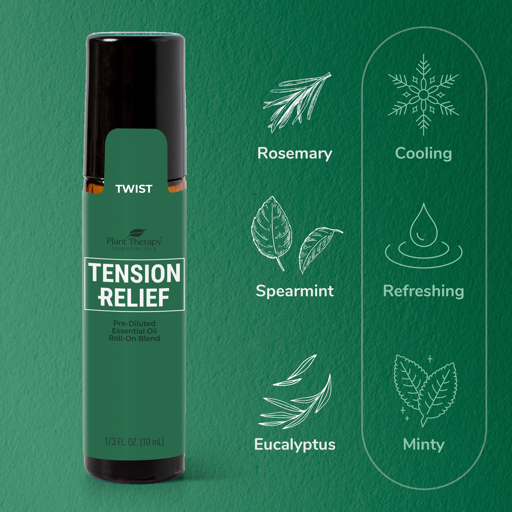 Pain Support Essential Oil Blend Roll On Set - My American Goods