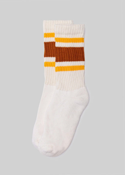 American Trench Socks texas orange/gold / One Size The Retro Stripe