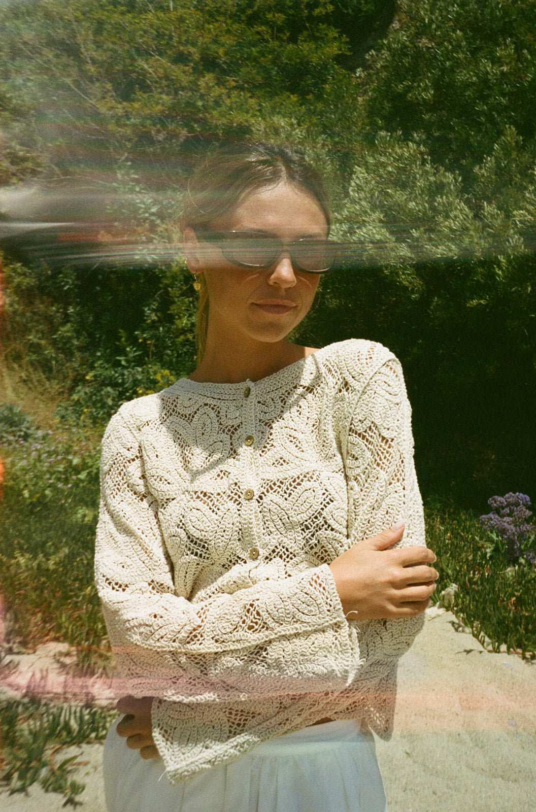 Bondi Sand Lace Boho Top