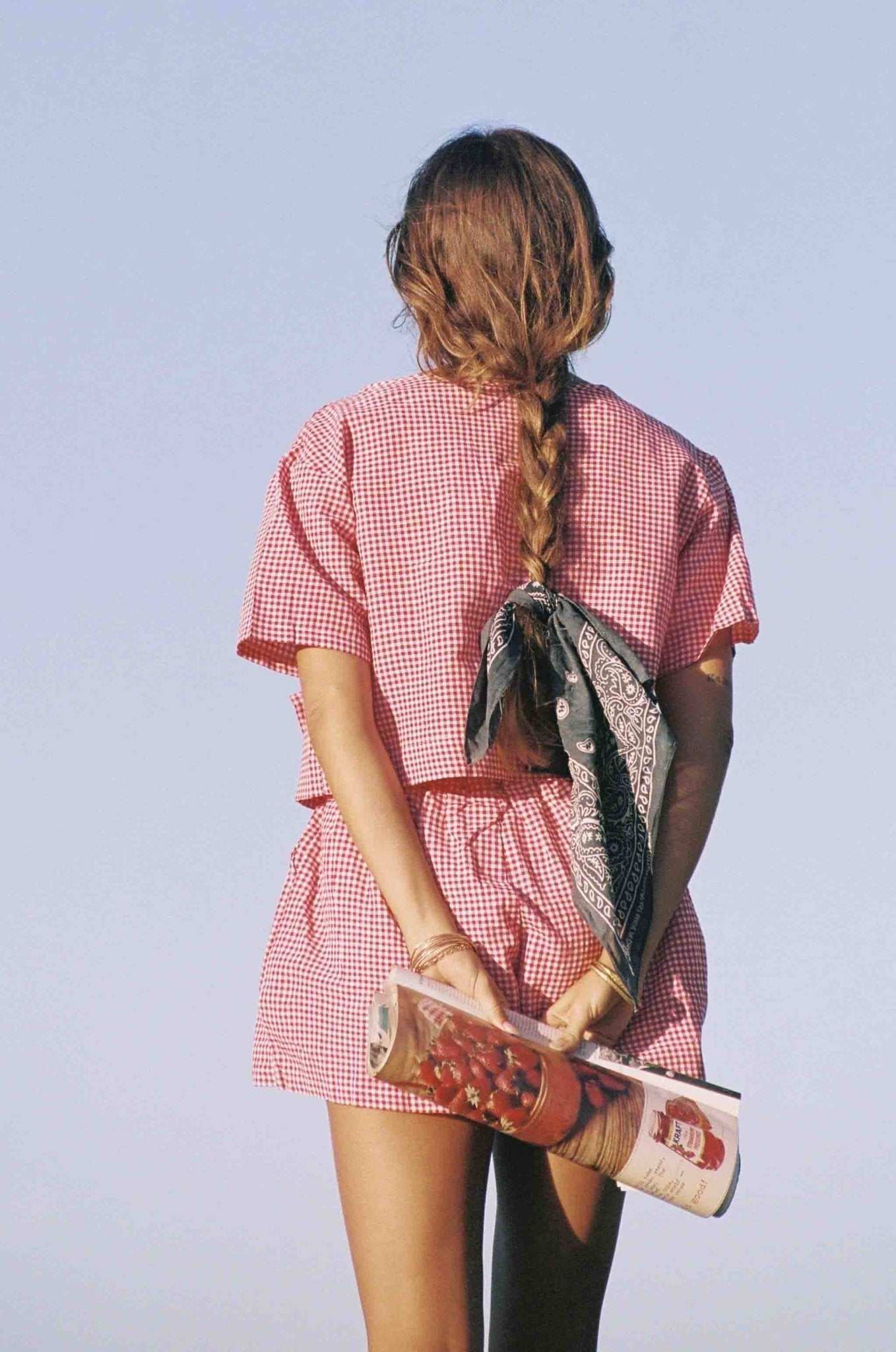 Dylan Red &amp; White Gingham Set