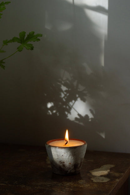 Souchong Debut Earthen Tallow Candle – Smoke-Brushed Terracotta Vessel 4 oz - My American Goods