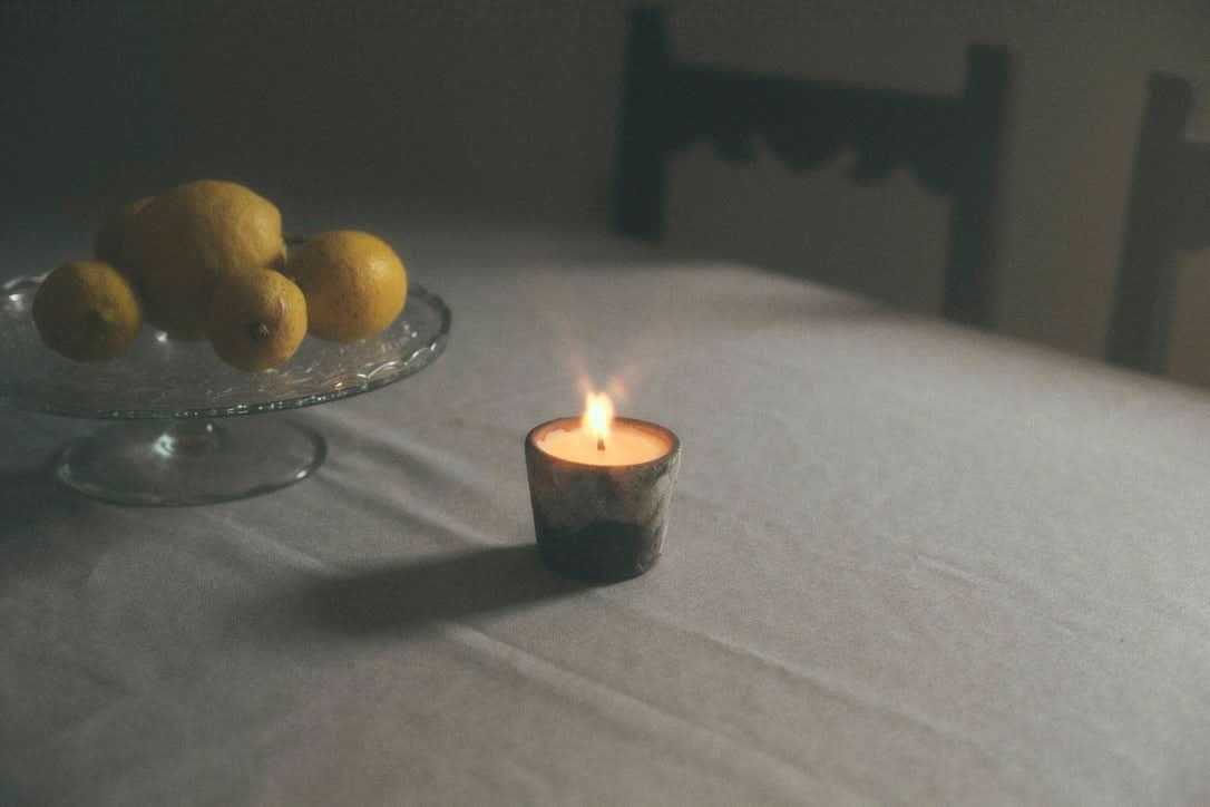 Summer Solace Tallow Tallow Candle Souchong Debut Earthen Tallow Candle – Smoke-Brushed Terracotta Vessel 4 oz