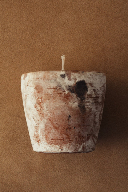 Souchong Debut Earthen Tallow Candle – Smoke-Brushed Terracotta Vessel 4 oz - My American Goods