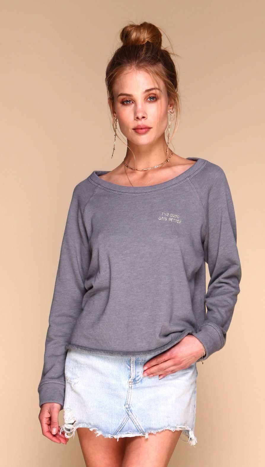 Good Gets Better Free Spirit Sweatshirt - Grey
