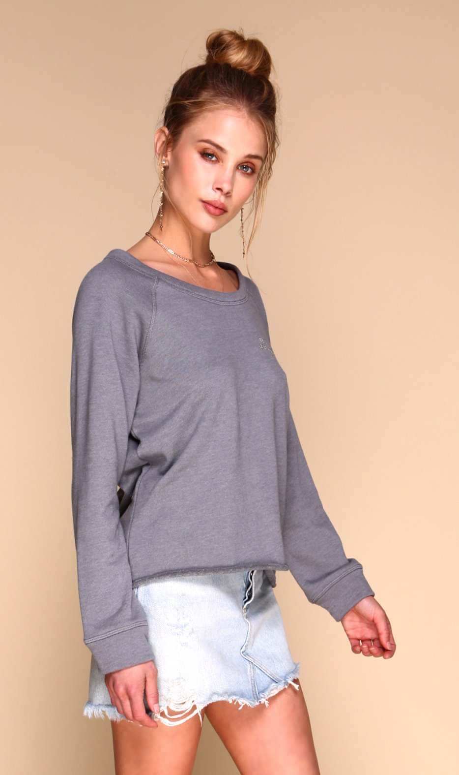 Good Gets Better Free Spirit Sweatshirt - Grey