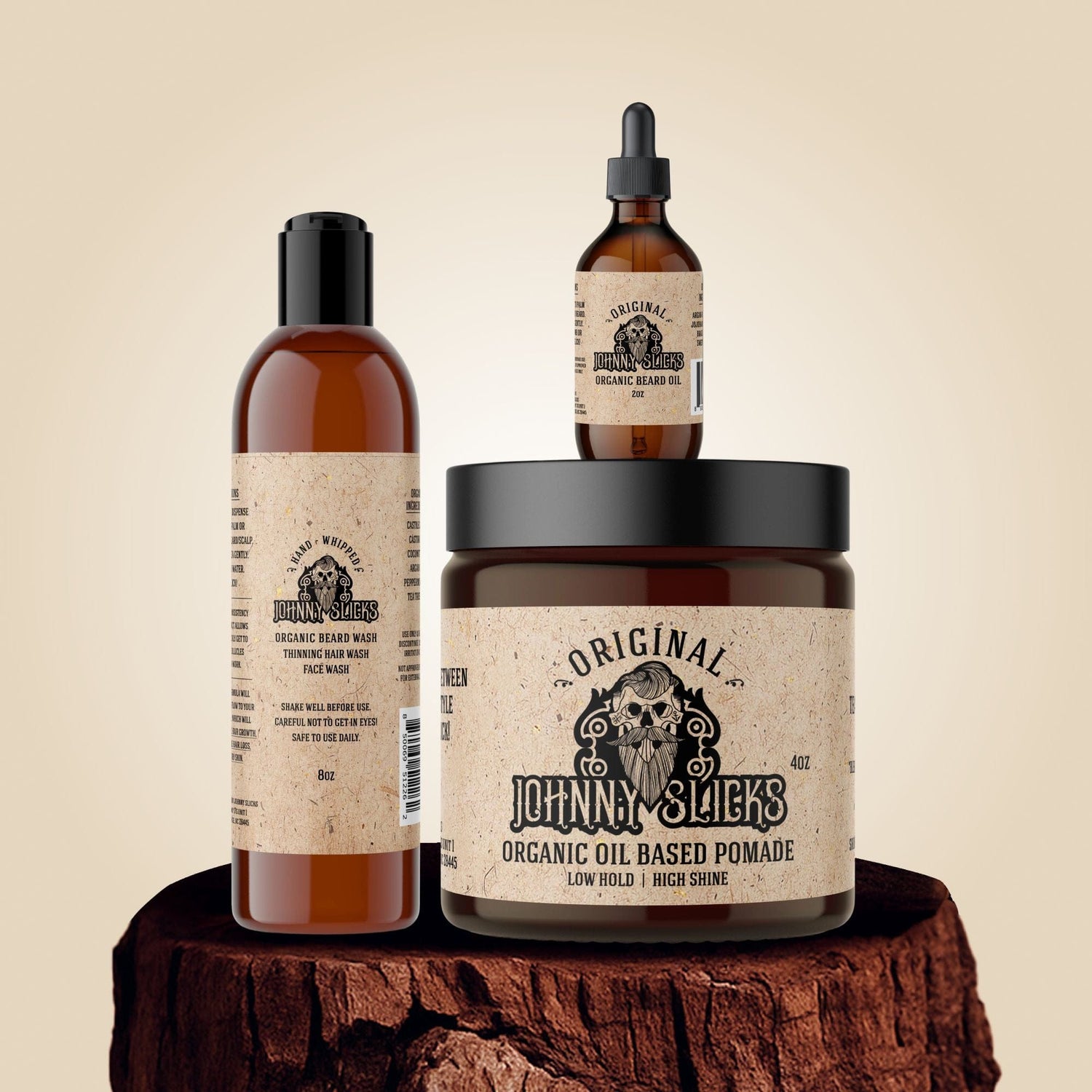 Johnny Slicks Gift Set Original Thinning Hair Kit