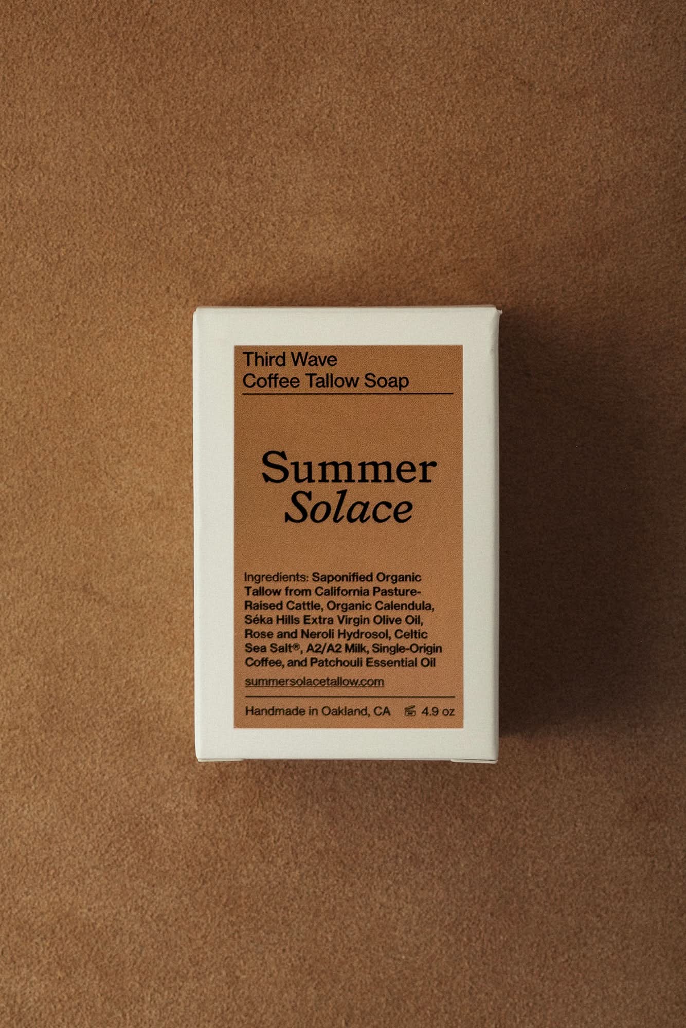 Summer Solace Tallow Tallow Soap Third Wave – Coffee &amp; Patchouli Bar Soap
