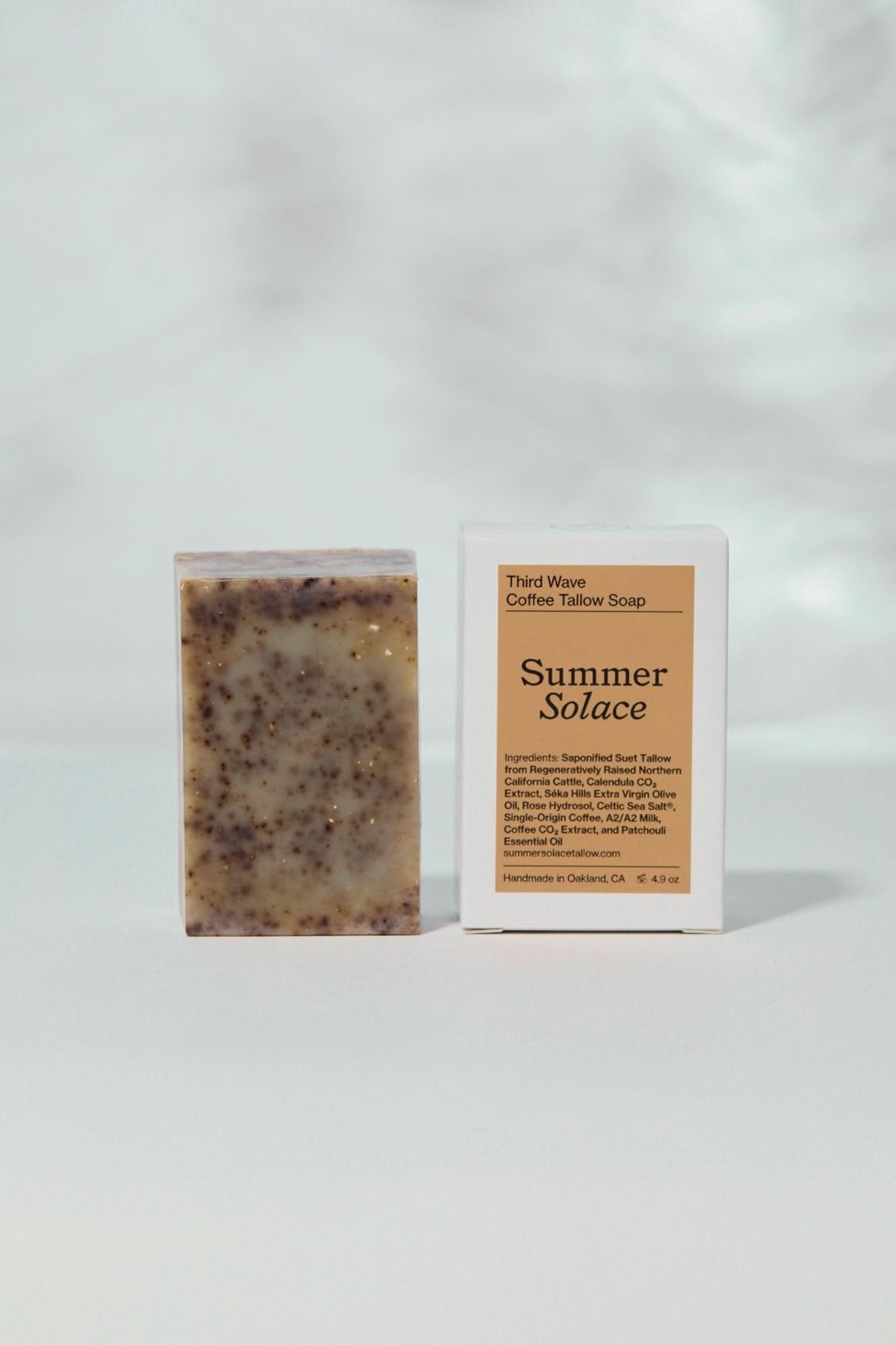 Summer Solace Tallow Tallow Soap Third Wave – Coffee &amp; Patchouli Bar Soap
