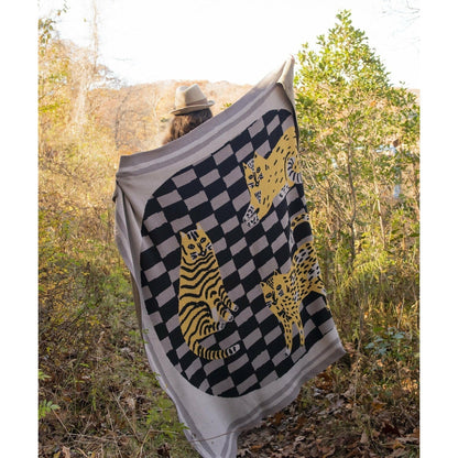 Three of Cats Throw Blanket