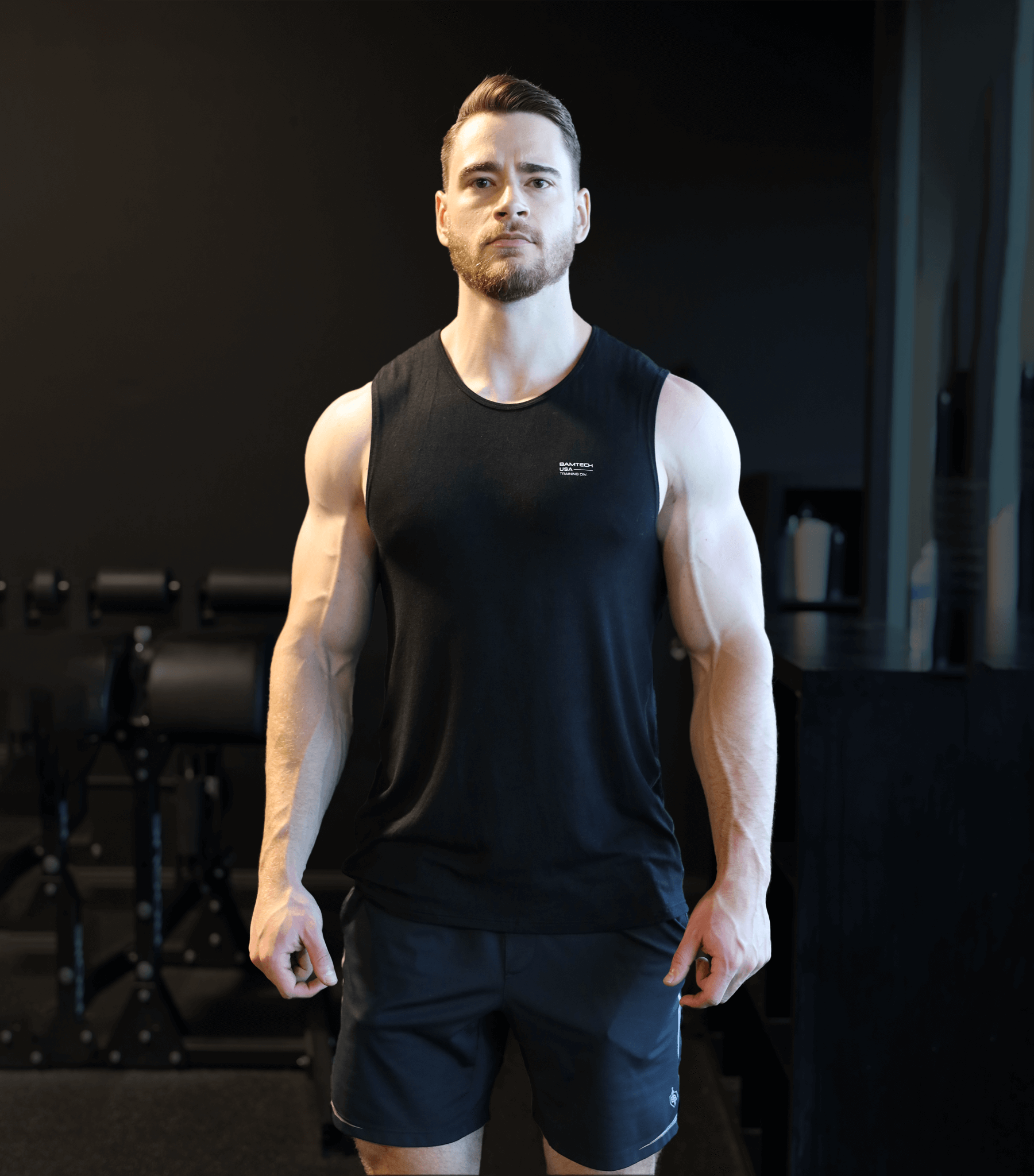 Bamtech Tanks Bamboo Aerotech Tank - Training Div. Black