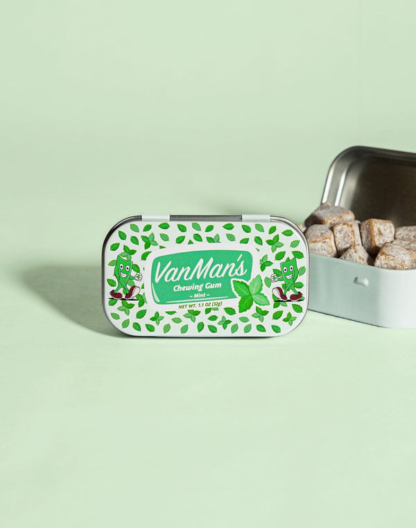 VanMan Mint / 1 pack *New* VanMan's Remineralizing Chewing Gum - 2 oz