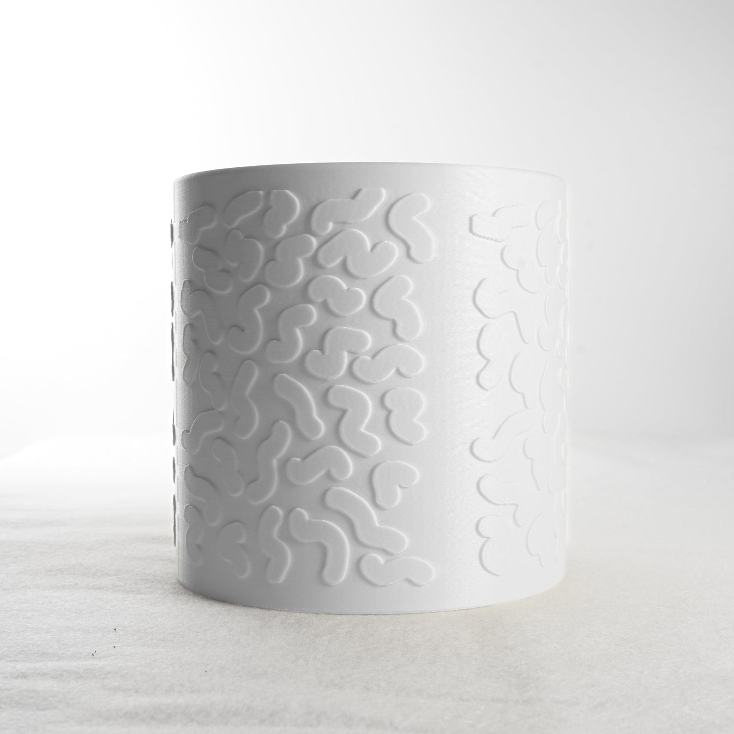 Tiny Squiggle Cheetah Planter Pot, With Drainage &amp; Drip Tray