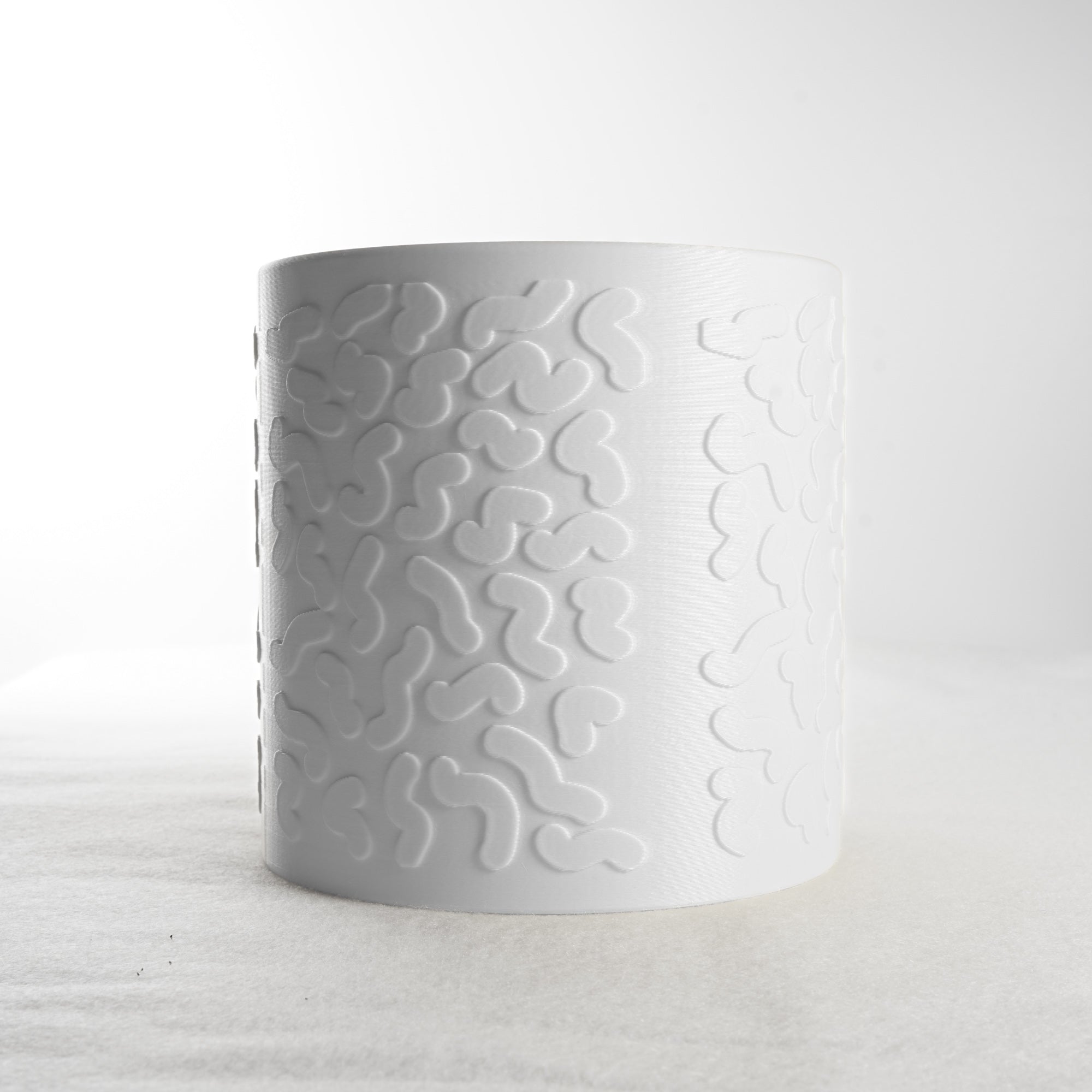 Tiny Squiggle Cheetah Planter Pot, With Drainage &amp; Drip Tray
