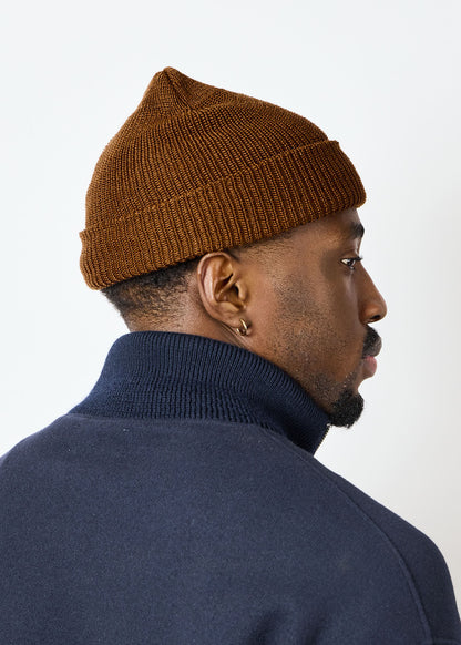 American Trench Accessories Merino Cardigan Stitch Beanie