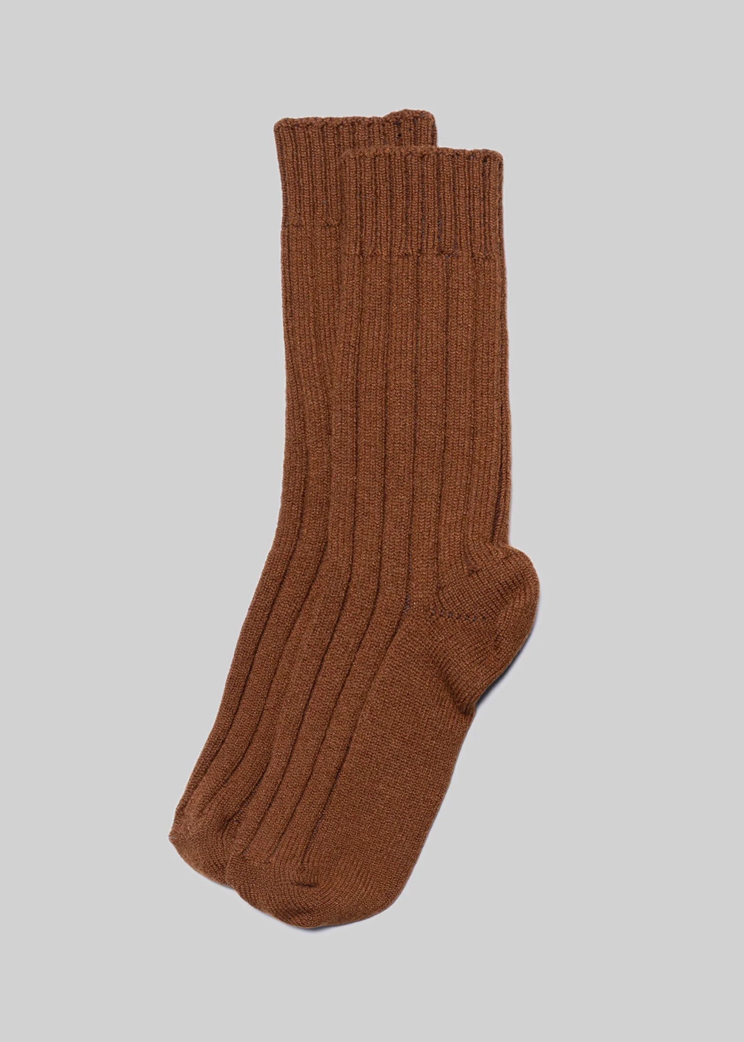 American Trench Socks tobacco / l The Cashmere Oxford Sock