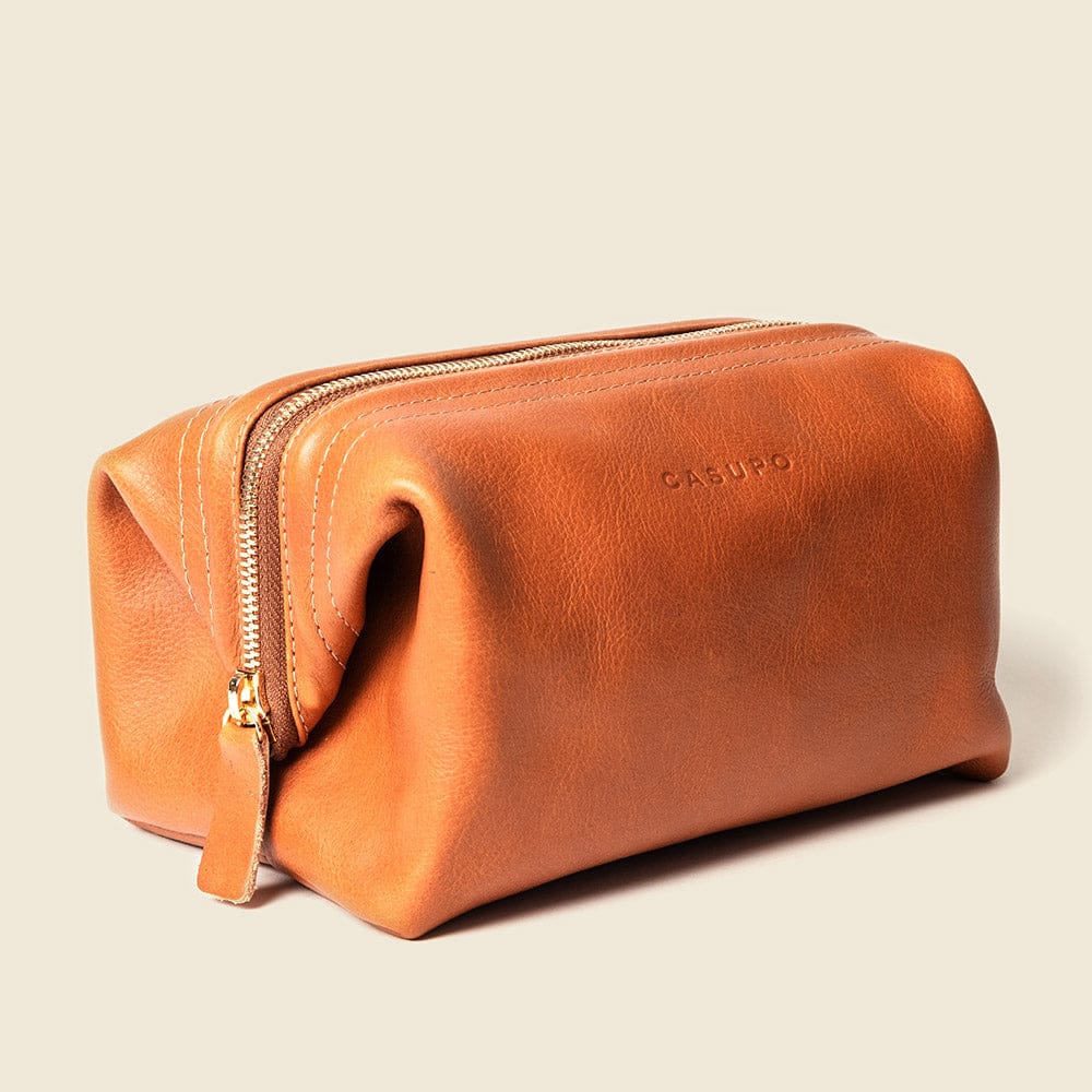 CASUPO Dopp Toiletry Bag Toiletry Travel Bag - Natural