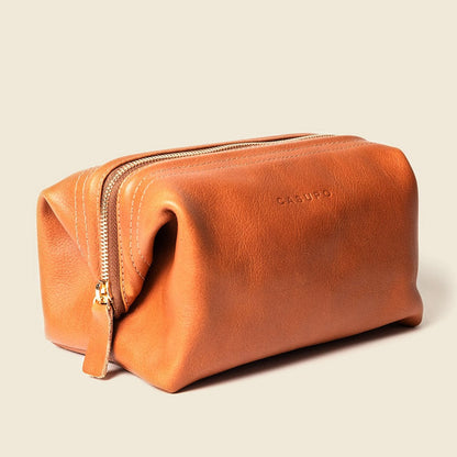 CASUPO Dopp Toiletry Bag Toiletry Travel Bag - Natural