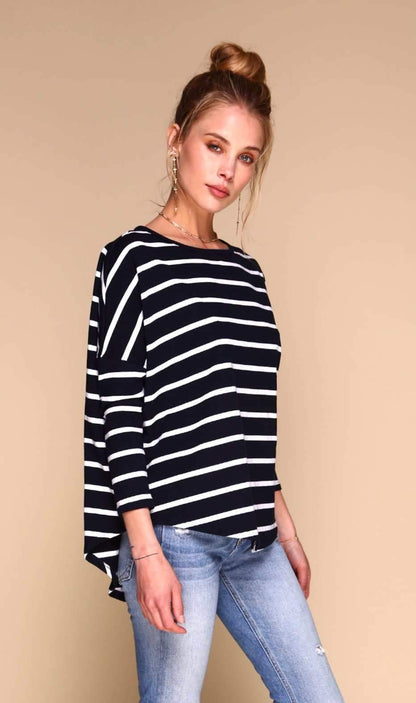 Tom Sweater - Navy &amp; White
