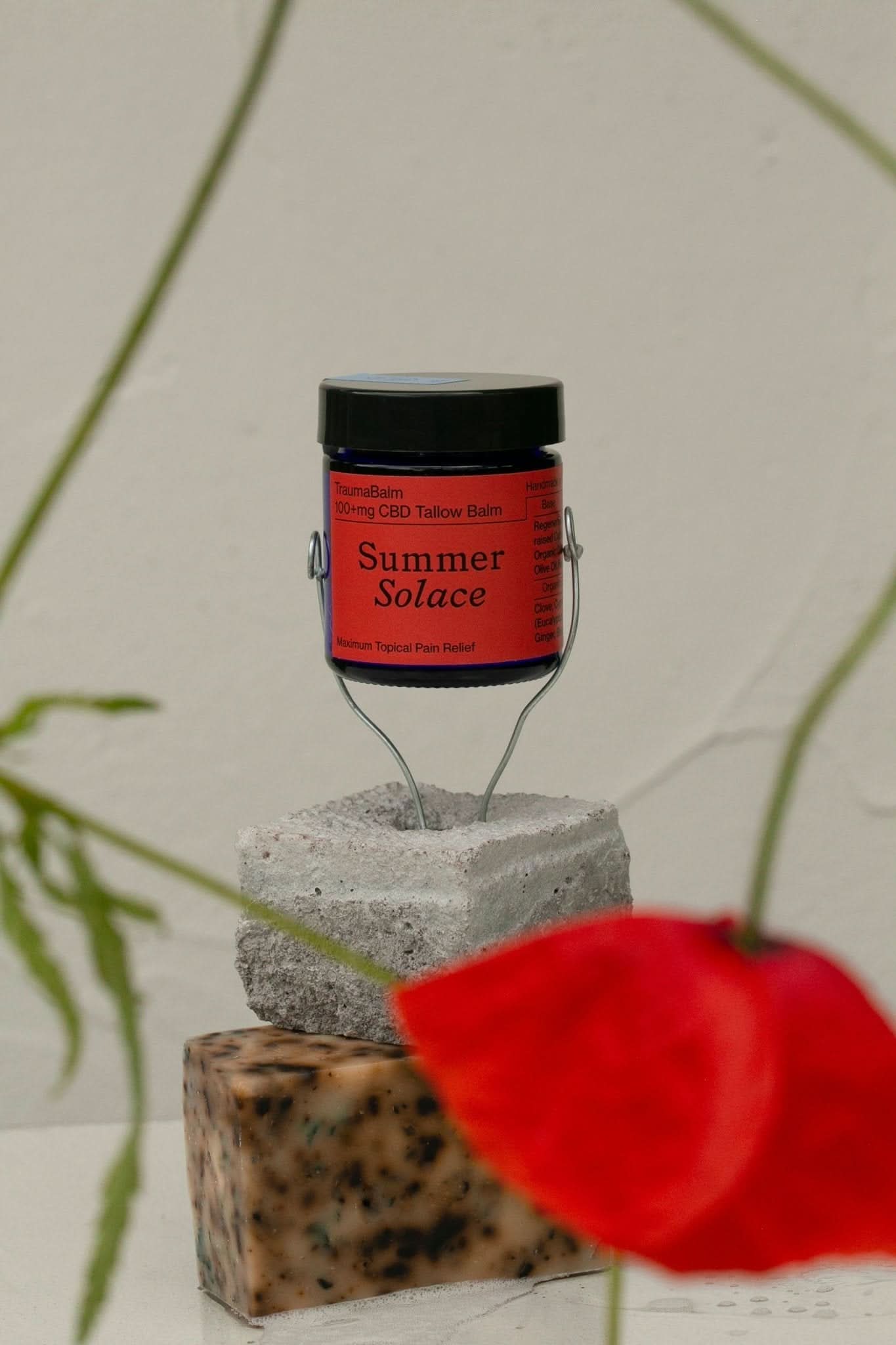 Summer Solace Tallow Tallow Balm TraumaBalm Set – Warming Muscle Rub | Capsicum &amp; Thai Ginger