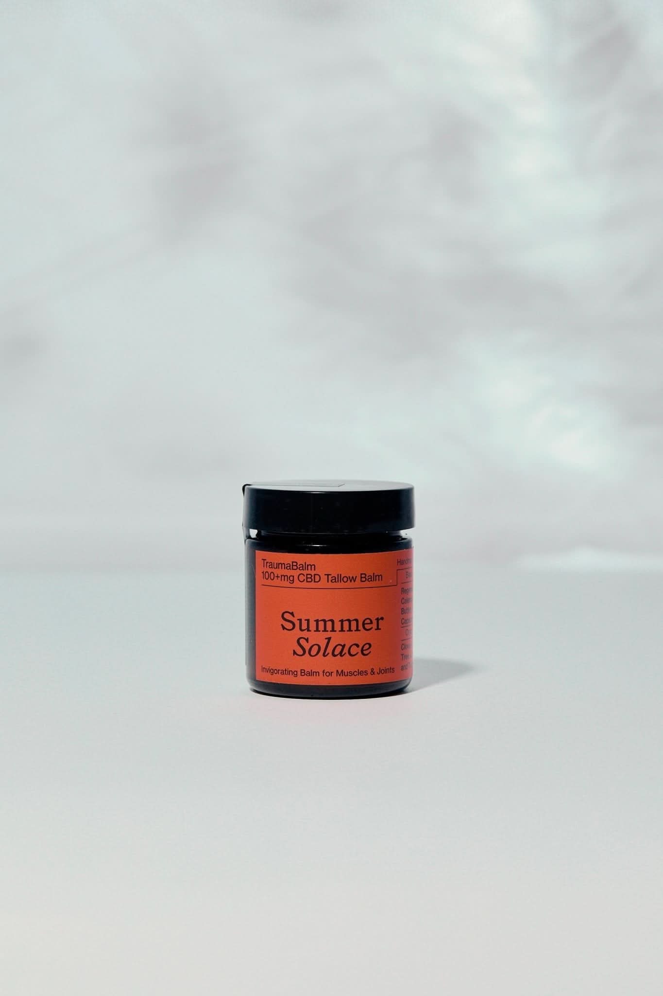 Summer Solace Tallow Tallow Balm Small 100+ mg 50 mL TraumaBalm – Warming Muscle Rub | Capsicum &amp; Thai Ginger