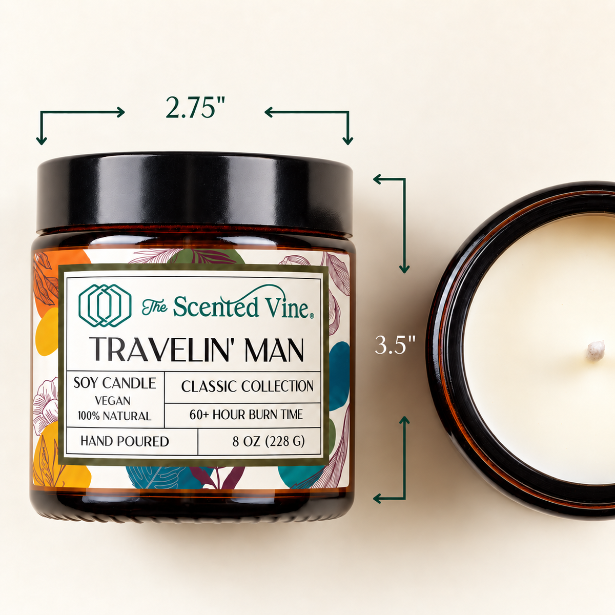 Travelin Man Soy Candle