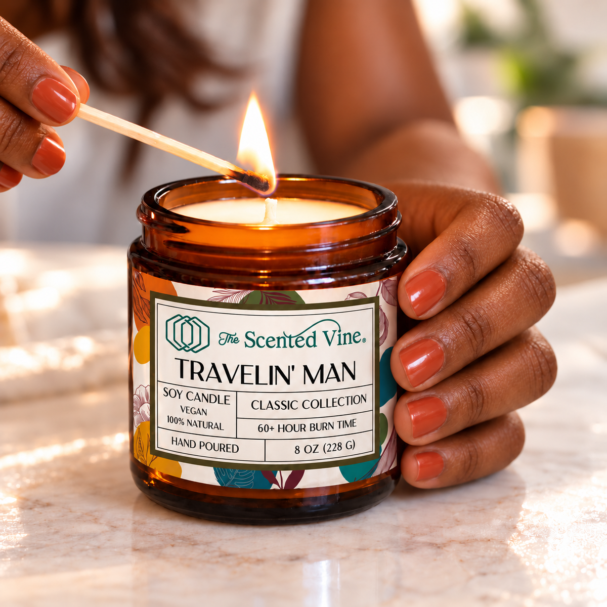 Travelin Man Soy Candle