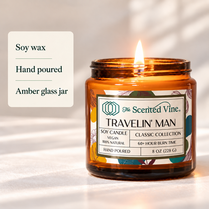 Travelin Man Soy Candle
