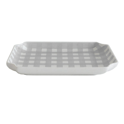 Ruby Clay Company Tray Small / Graphite Gray Gingham Trays
