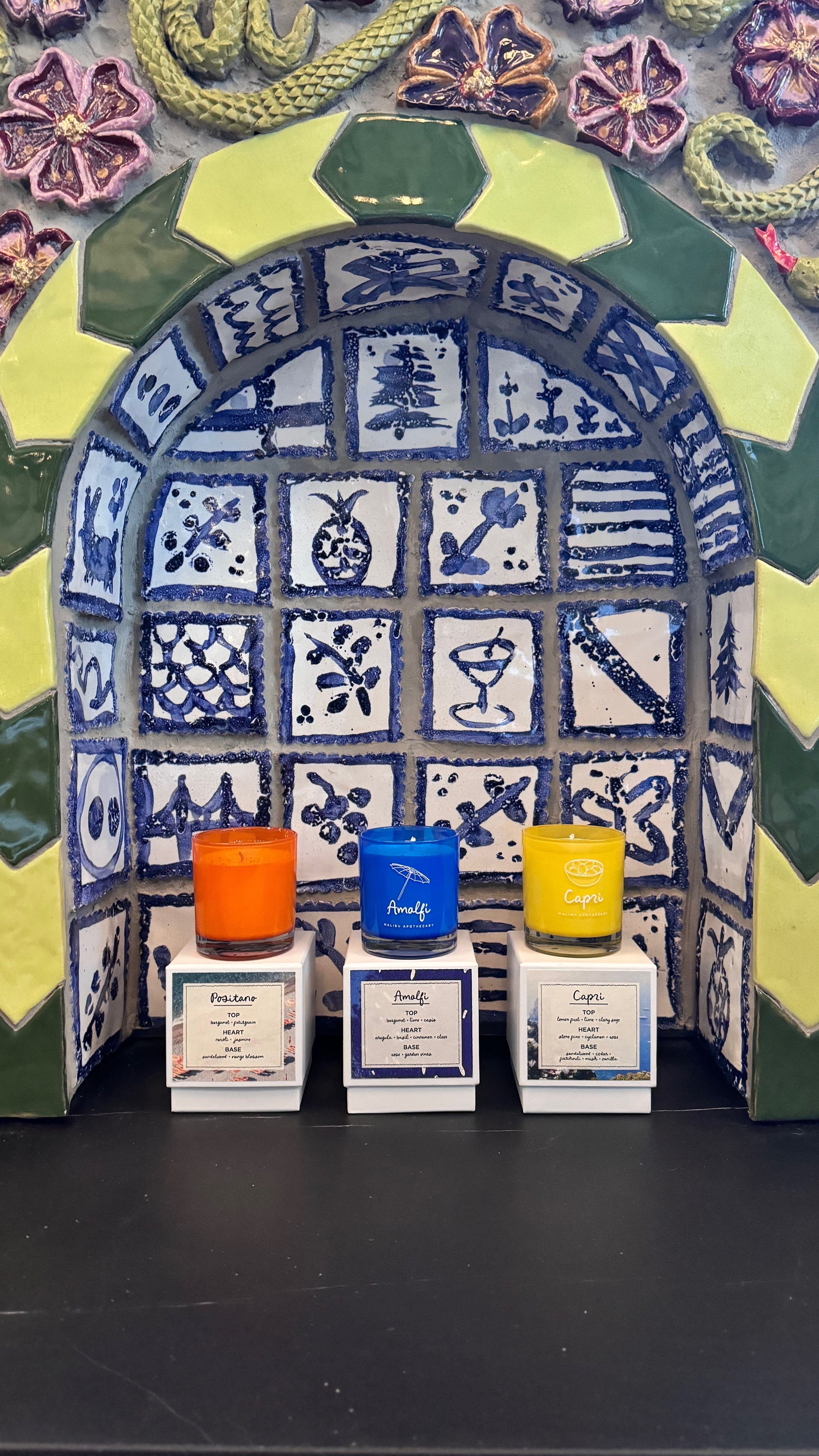 Malibu Apothecary Candle CAPRI • lemon peel &amp; sage