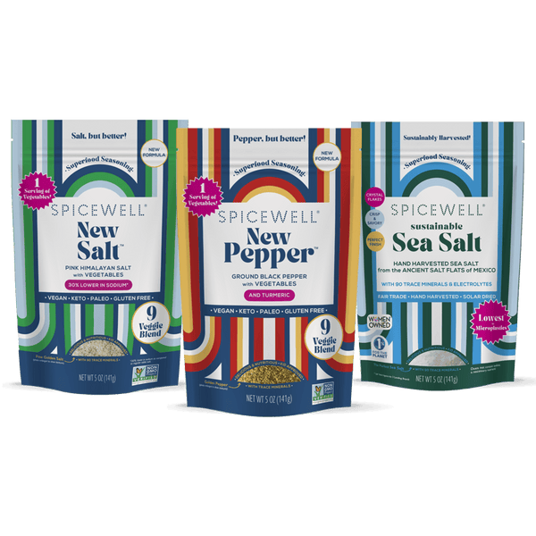 Spicewell Superfood Seasonings Pouch Trio