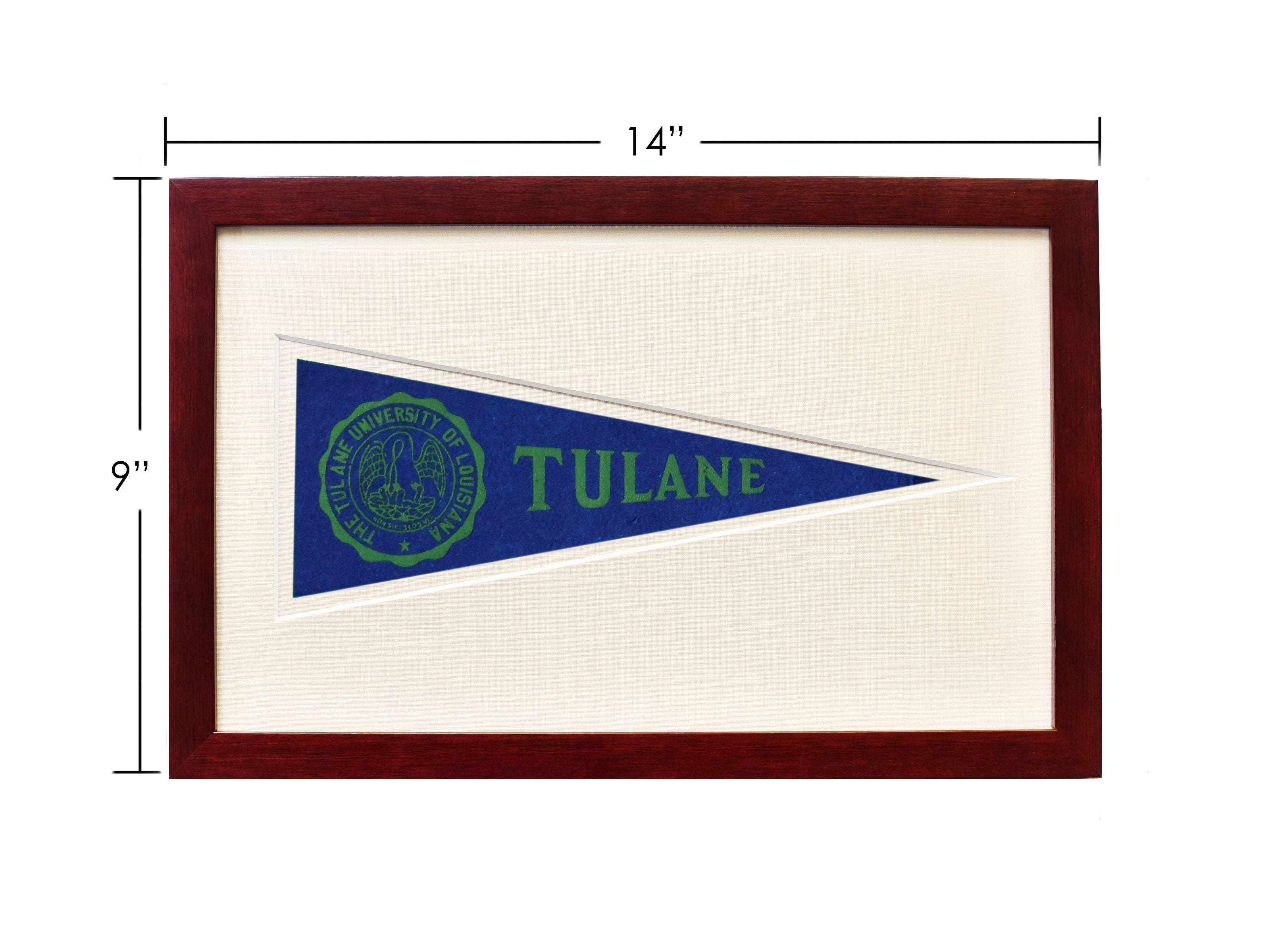 Vintage Tulane University Hormel Pennant