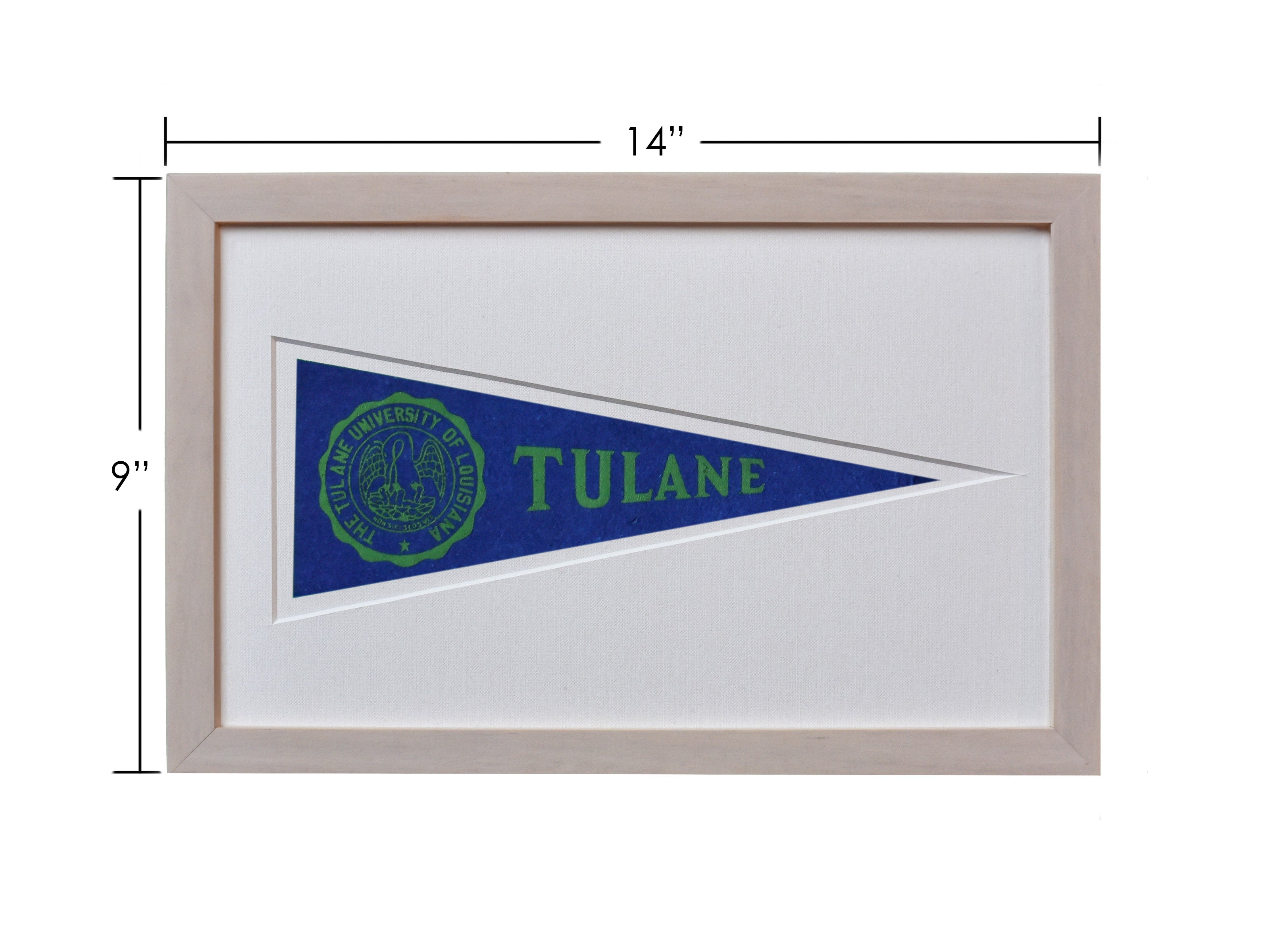 Vintage Tulane University Hormel Pennant