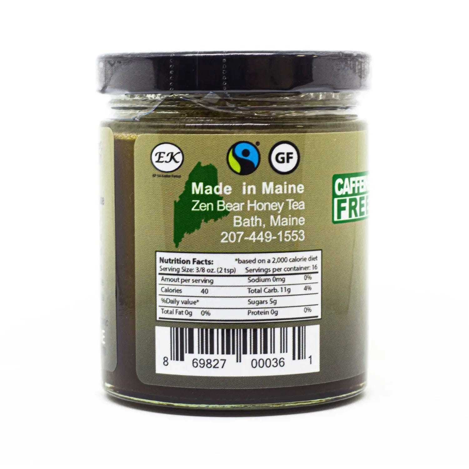 Zenbear Honey Tea simple Tulsi Honey Tea – Organic Holy Basil Blend for Stress Relief &amp; Balance (10 oz)
