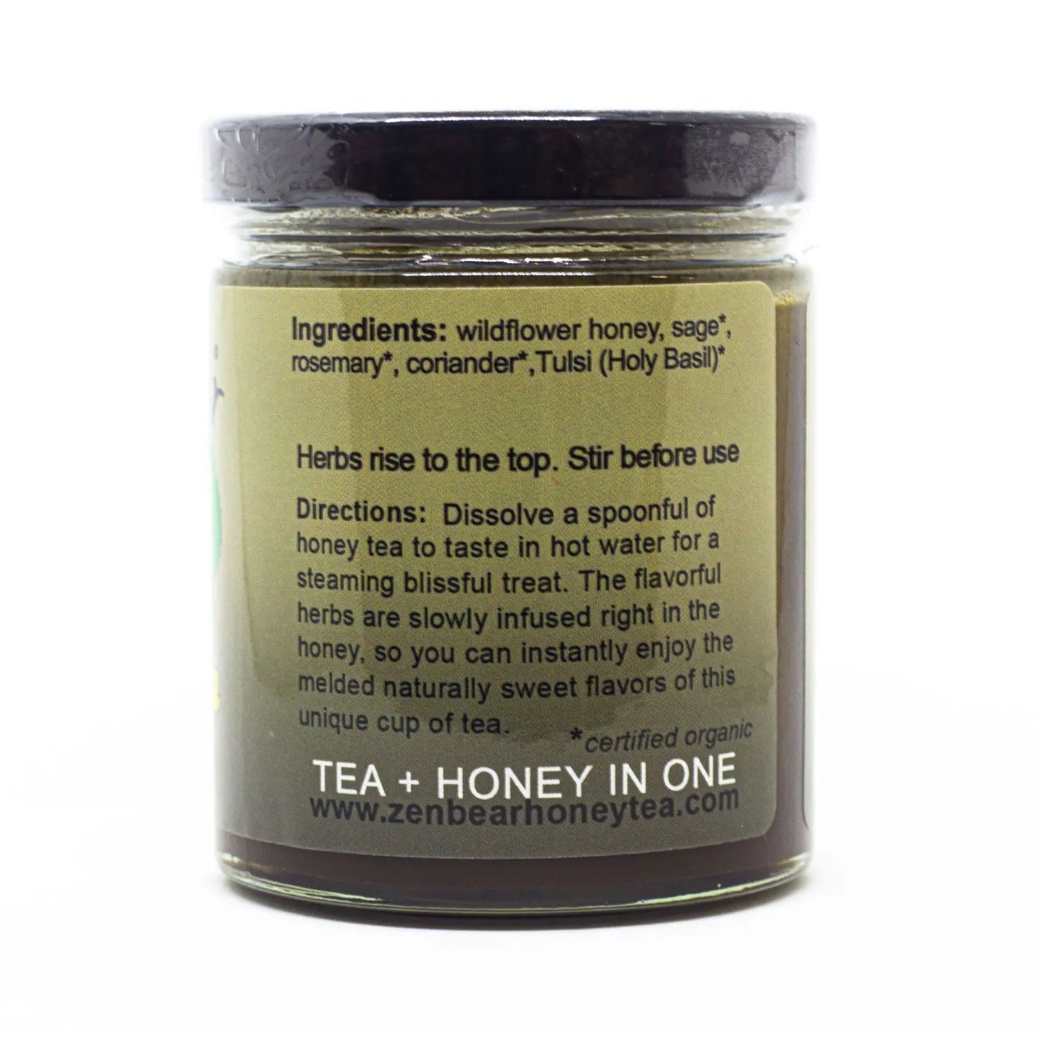 Tulsi Honey Tea – Organic Holy Basil Blend for Stress Relief &amp; Balance (10 oz)