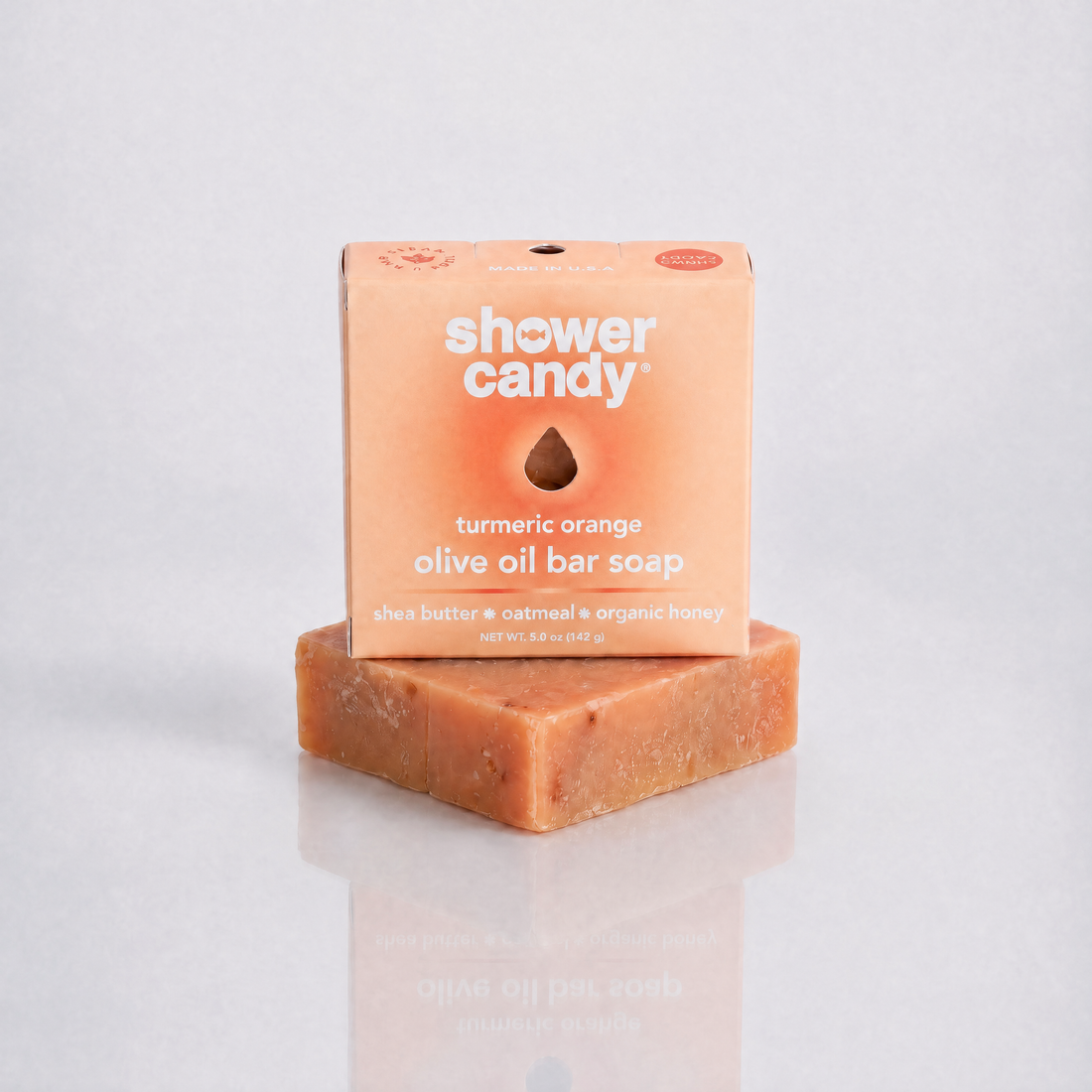 Turmeric Orange Olive Oil Bar Soap | Shower Candy