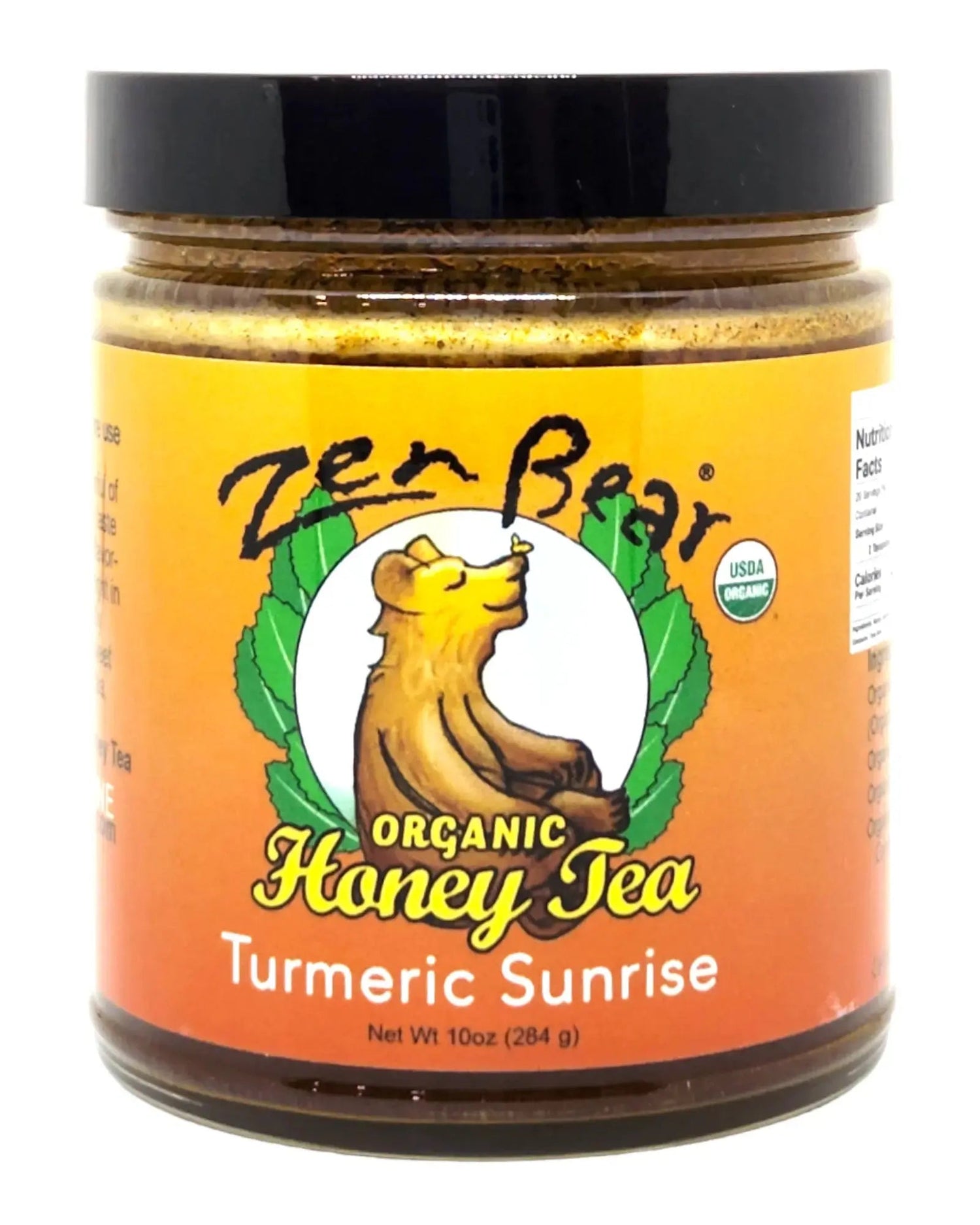Award-Winning Organic Turmeric Sunrise Honey Tea – Golden Blend for Inflammation &amp; Gut Health (10 oz)