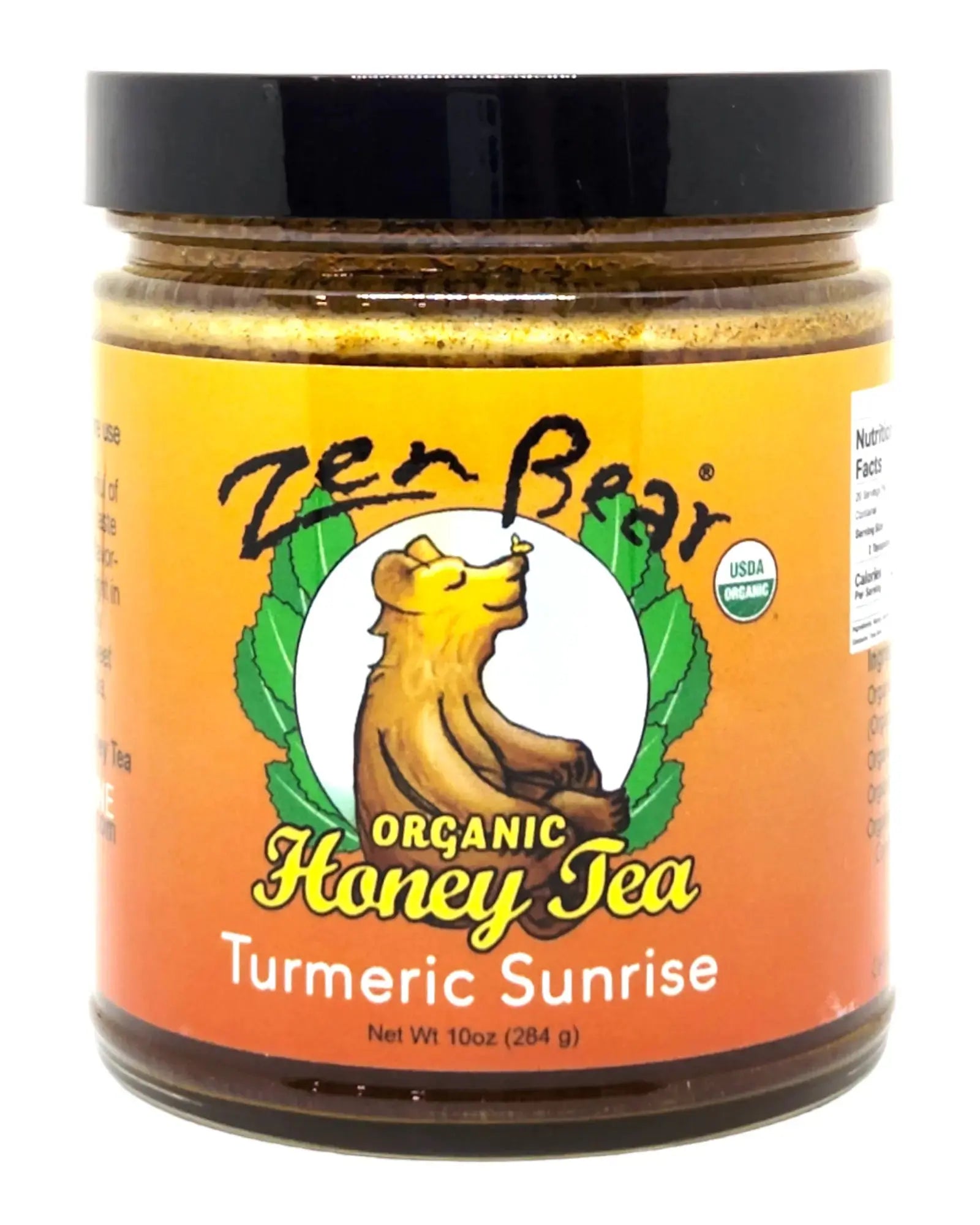Award-Winning Organic Turmeric Sunrise Honey Tea – Golden Blend for Inflammation &amp; Gut Health (10 oz)