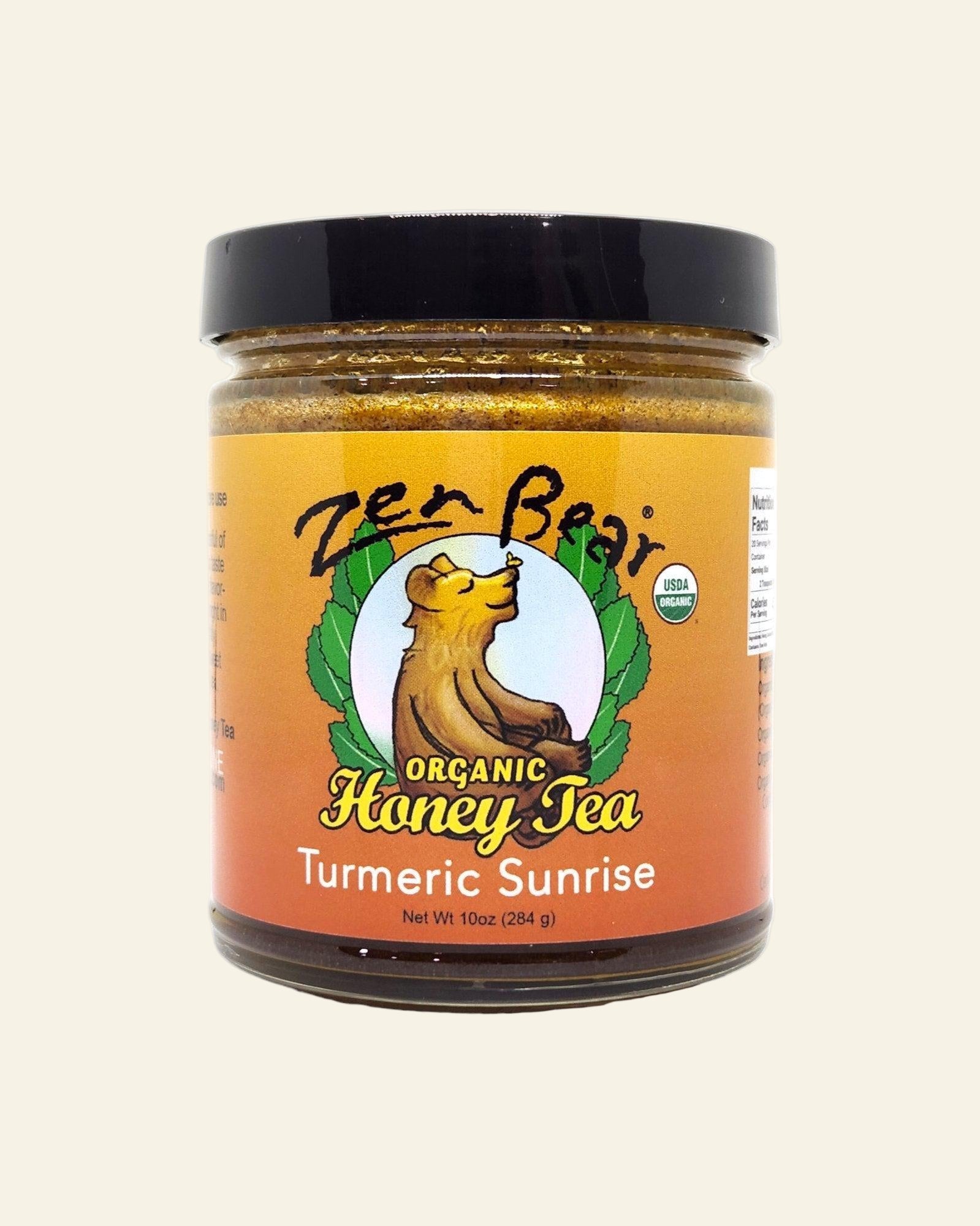 Award-Winning Organic Turmeric Sunrise Honey Tea – Golden Blend for Inflammation &amp; Gut Health (10 oz)