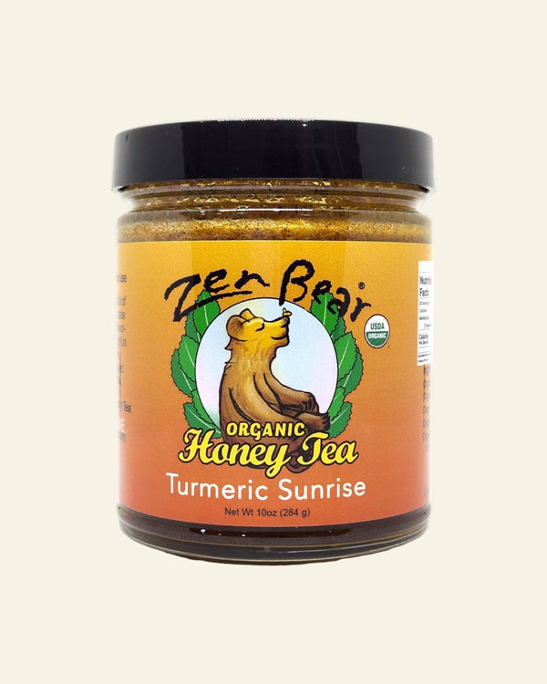 Award-Winning Organic Turmeric Sunrise Honey Tea – Golden Blend for Inflammation & Gut Health (10 oz)