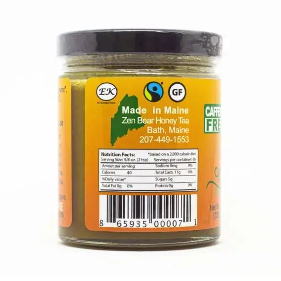 Award-Winning Organic Turmeric Sunrise Honey Tea – Golden Blend for Inflammation &amp; Gut Health (10 oz)