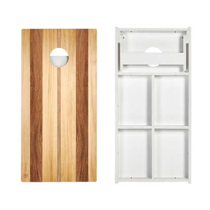 Two-Toned Surfboard Versatex All-Weather Cornhole Boards