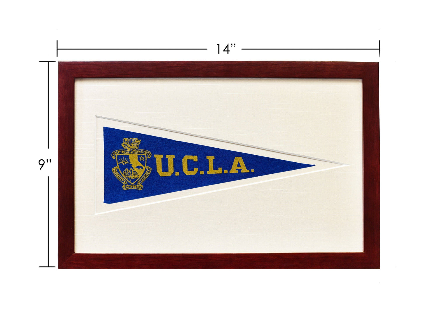Americana Memories Vintage University of California Los Angeles (UCLA) Hormel Pennant