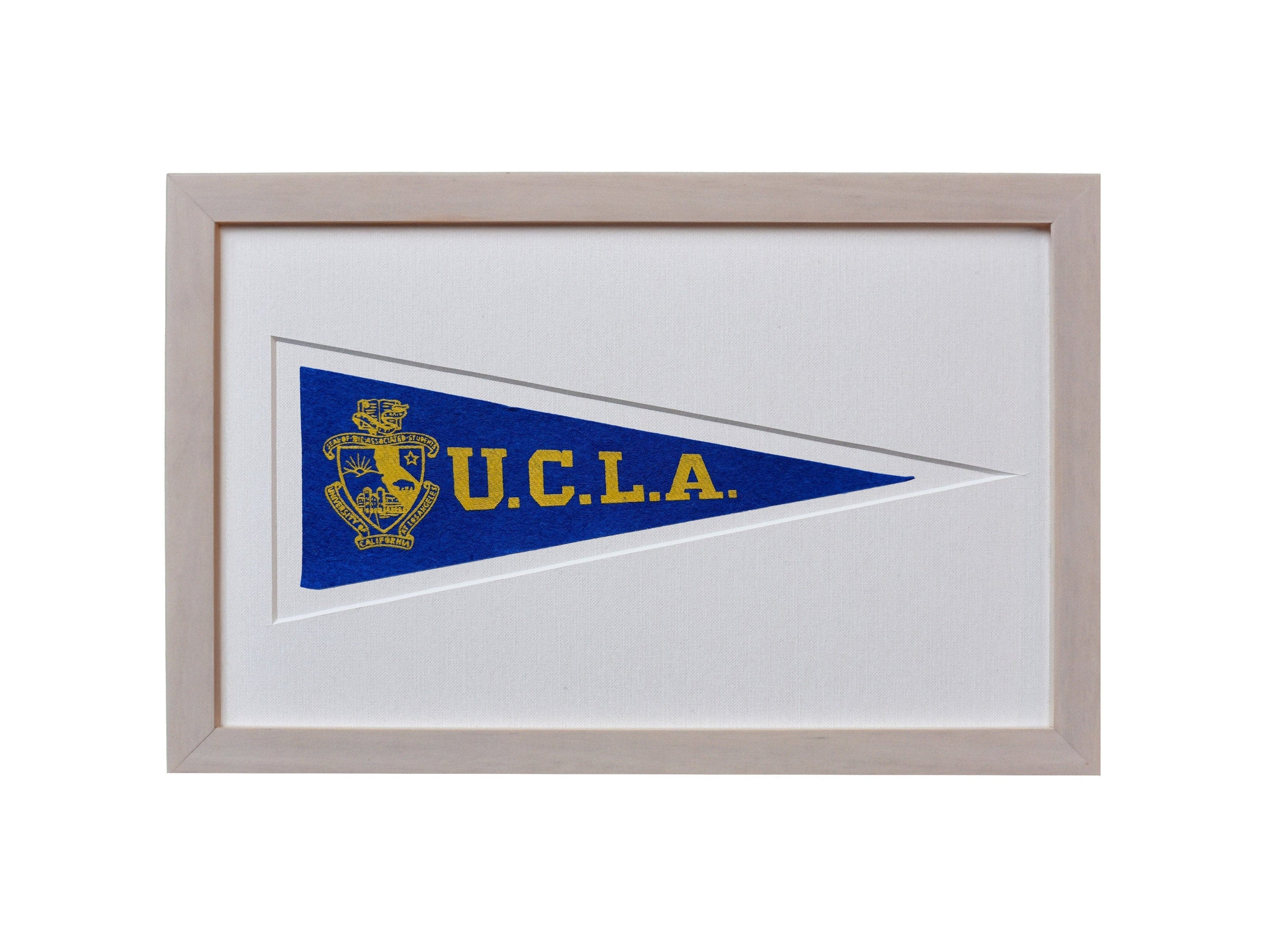 Americana Memories Vintage University of California Los Angeles (UCLA) Hormel Pennant