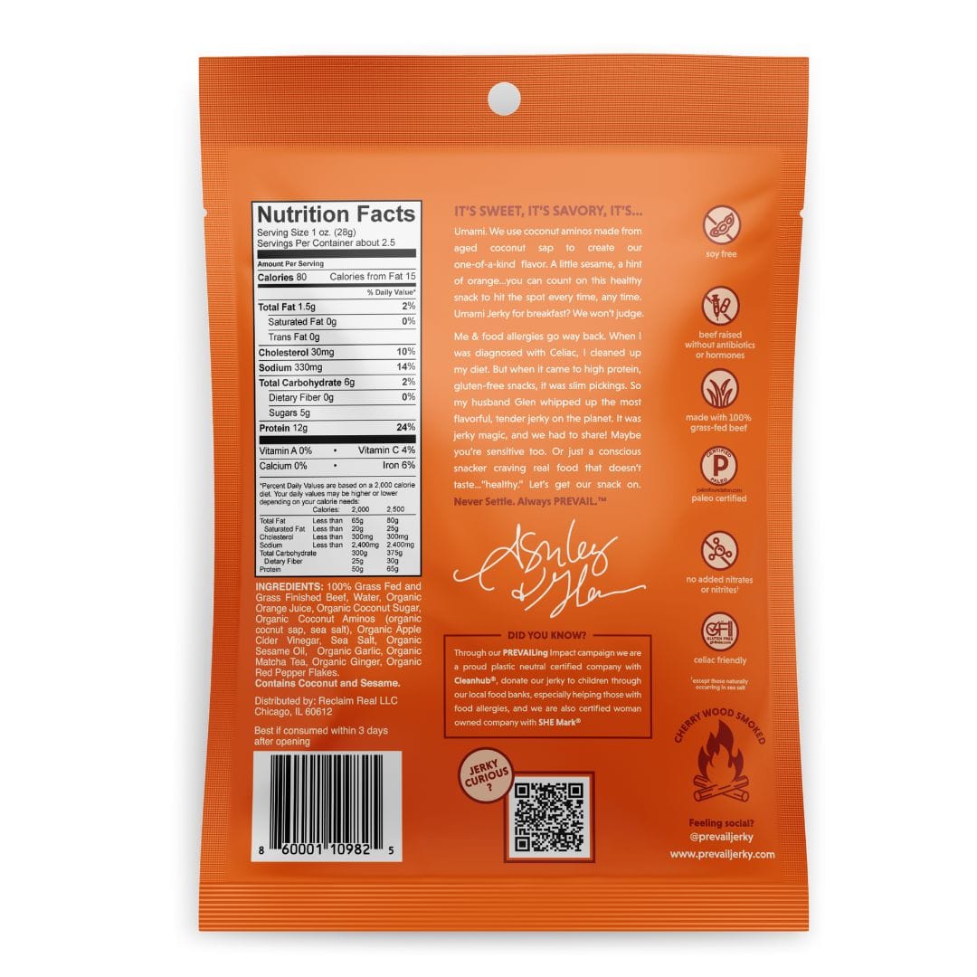 PREVAIL Jerky Jerky PREVAILER 20 pack