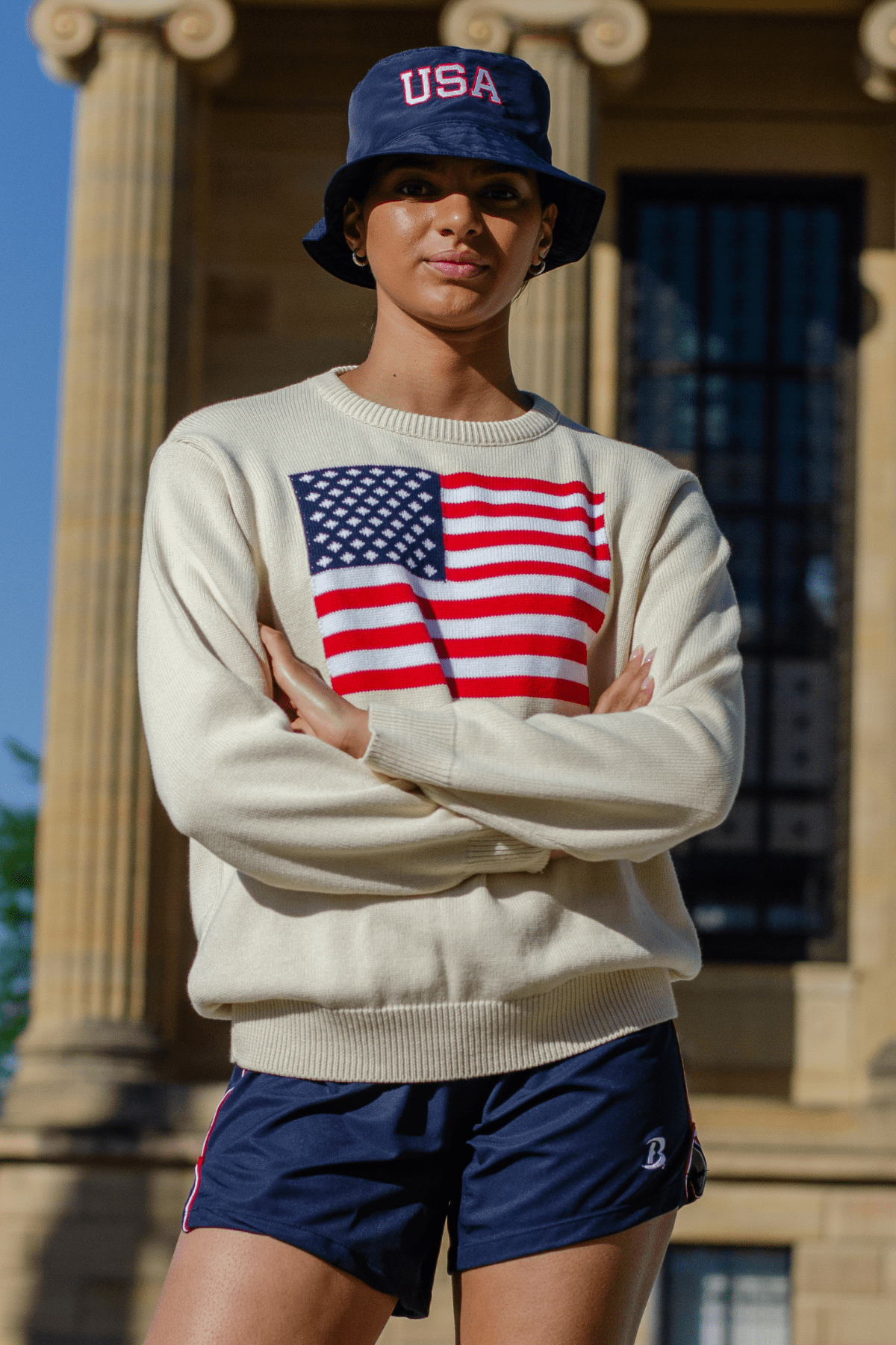 Boathouse bucket hat Navy Boathouse Unisex All-American Supplex Bucket Hat