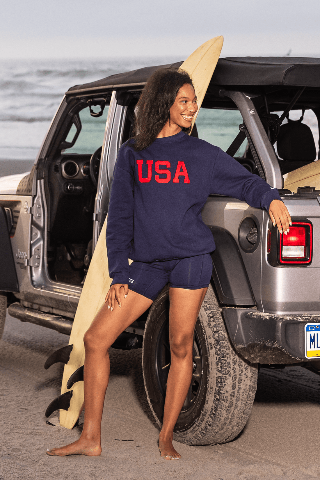 Unisex USA Felt Crew