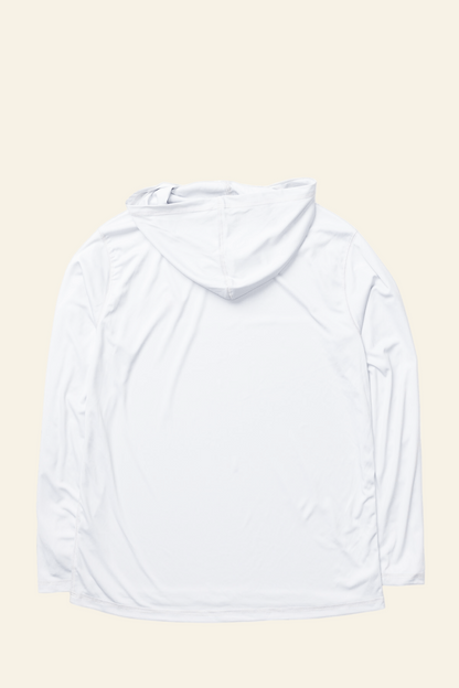 White hoodie on a white background